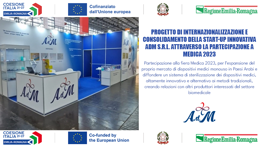Progetto Medica 2023 cofinanziato dall'Unione europea, Repubblica Italiana e Regione Emilia-Romagna